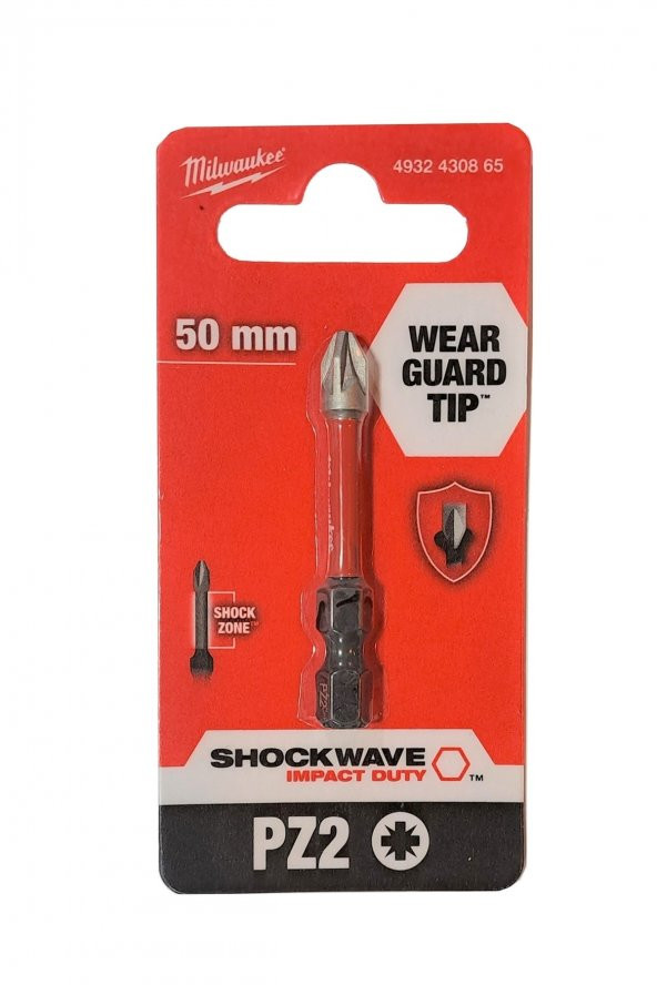 Milwaukee Yıldız Uç Pz2 50 Mm Blisterli 4932430865 - 2
