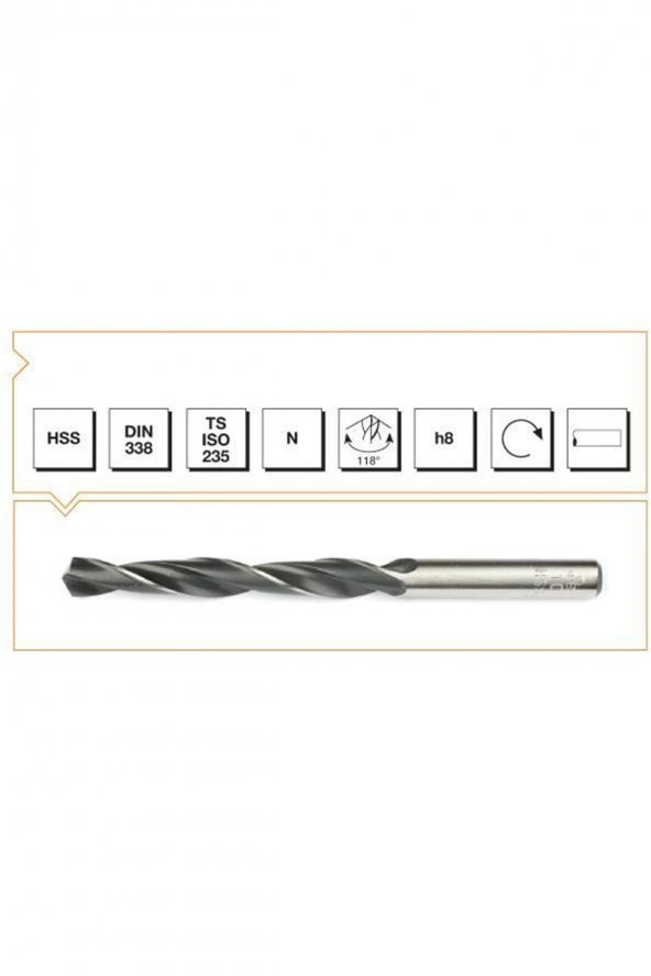 AYAZ MAKİNA TARIM Makina Takım Hss Silindirik Saplı Kısa Matkap Ucu – 6.5mm - 1