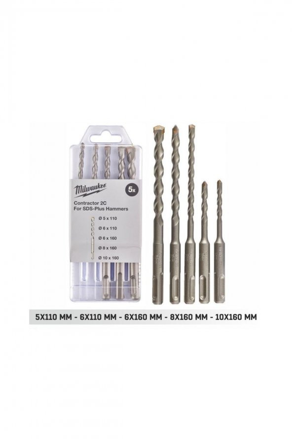 Milwaukee Sds Plus Elmas Matkap Ucu Seti 5 Parça