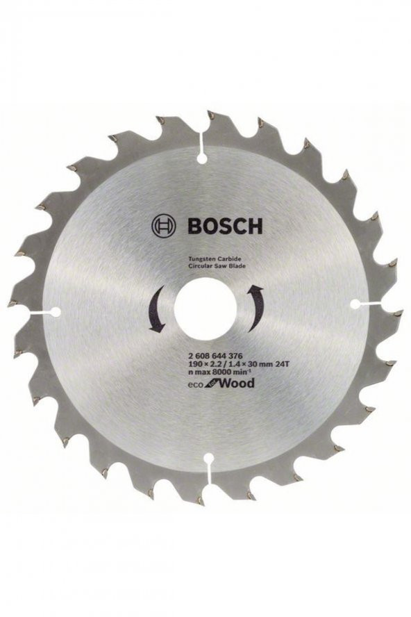 Bosch Optiline Eco 19030 Mm 24 Diş Daire Testere Bıçağı - 2608644376