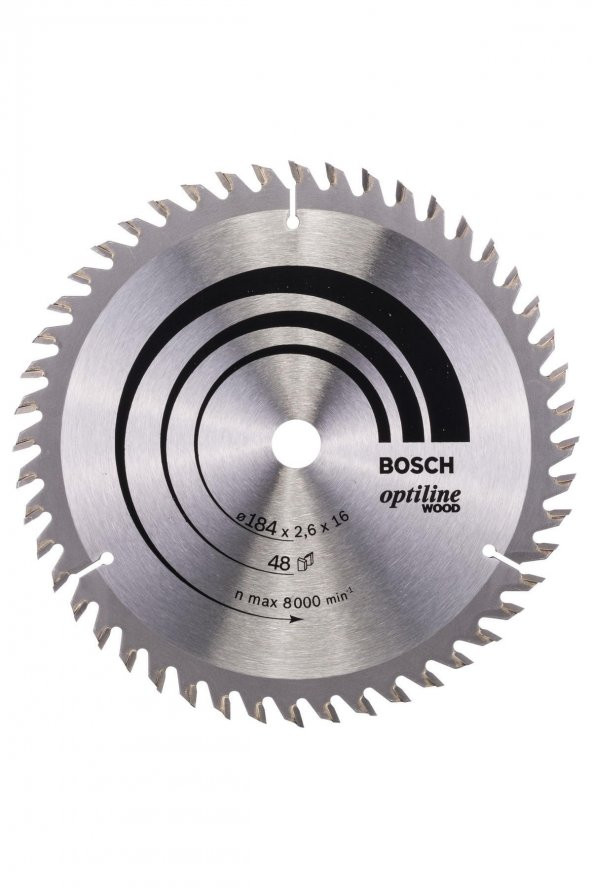 Bosch Optiline Wood 18416 Mm 48 Diş Daire Testere Bıçağı