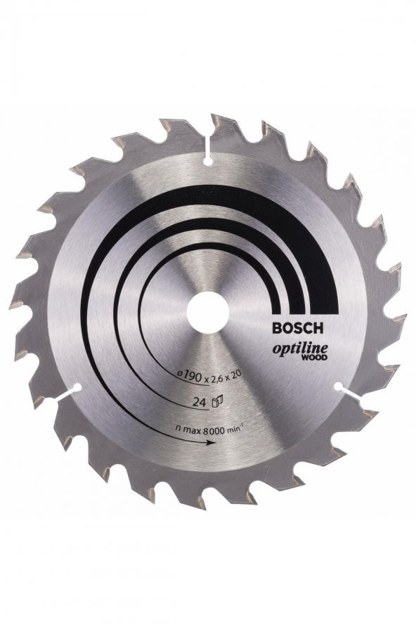 Bosch Optiline Wood 1902016 Mm 24 Diş Daire Testere Bıçağı