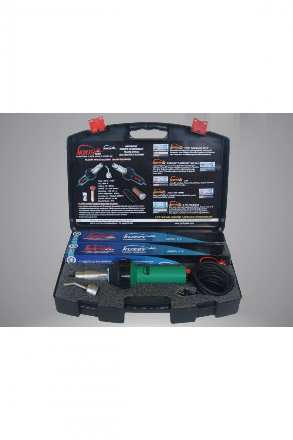 NORTH PLAS Plastik Kaynak Makinası Seti 1600w
