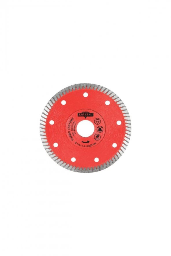 Kristal Turbo Testere Ø 115 Mm