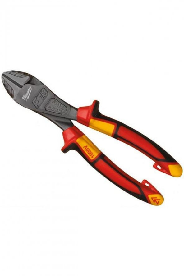 Milwaukee T4932464569 Ağır Hizmet Tipi Vde Elektrikçi, Izoleli Yan Keski 180mm