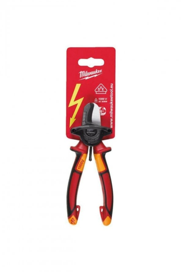 Milwaukee T4932464562 Ağır Hizmet Tipi Vde Elektrikçi, Izoleli Kablo Kesici 160mm - 4