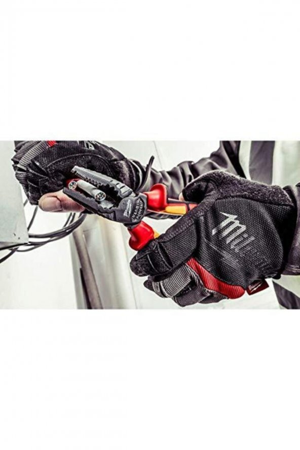 Milwaukee T4932464572 Ağır Hizmet Tipi Vde Elektrikçi, Izoleli Kombine Pense 180mm Arm - 3
