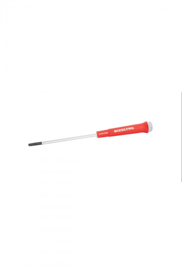 İzeltaş Elektronikçi Tip Düz Uçlu Tornavida 3x125