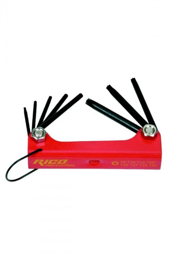 Rico 8 Parça Çakı Tip Torx Allen Anahtar