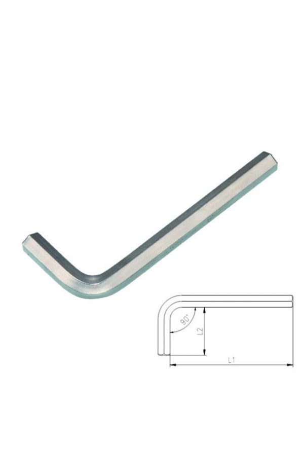 İzeltaş 5Mm Allen Anahtar Altı Köşe - 4900220050