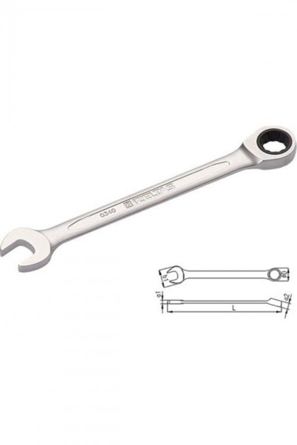 İzeltaş Cırcır Kombine - 16mm 0340020016 ()