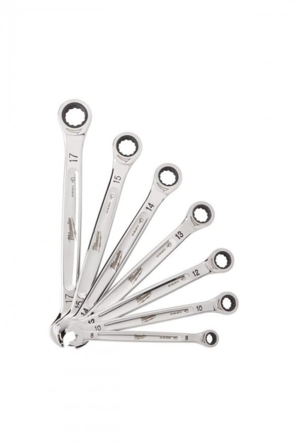 Milwaukee T4932464993 Ağır Hizmet Tipi Maxbıte™ Cırcır Kombine Anahtar Takımı 7 Parça