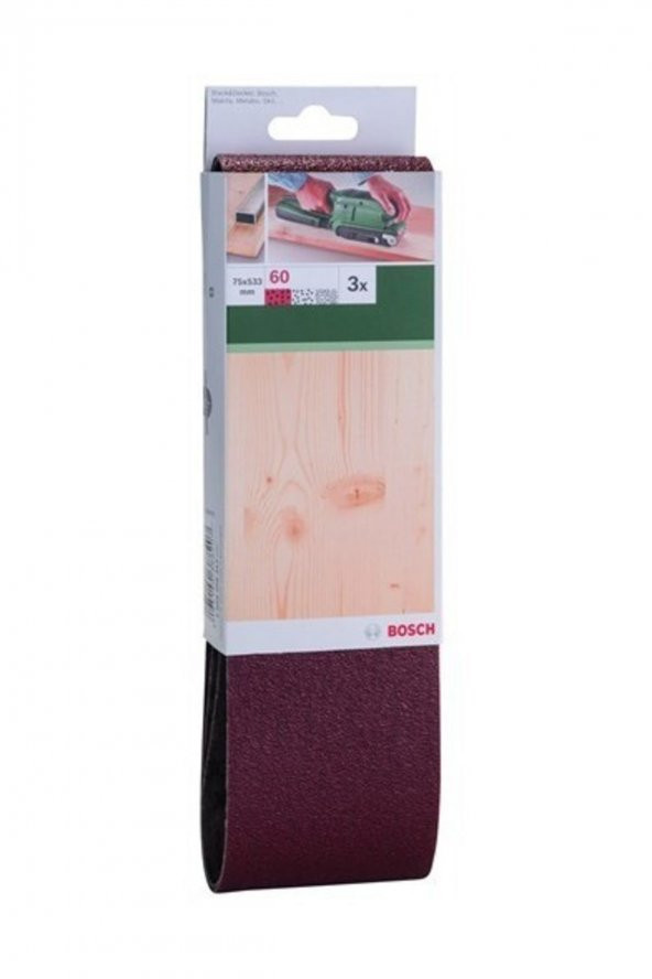 Bosch Tank Zımpara Kağıdı 3lü 75x533 mm 60 Kum - 2