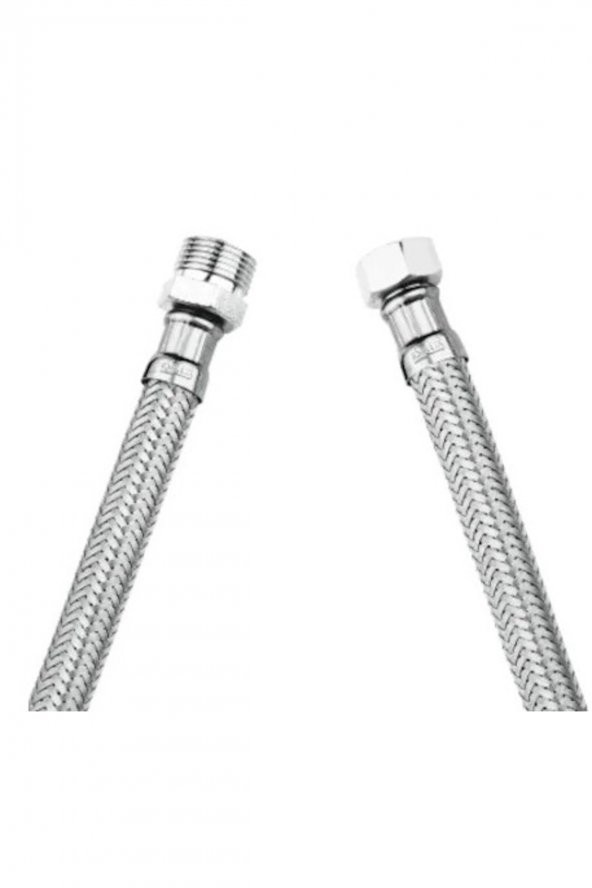 Marka 12 Erkek - 34 Dişi Çelik Flex Bağlantı Hortum 30 Cm - 2