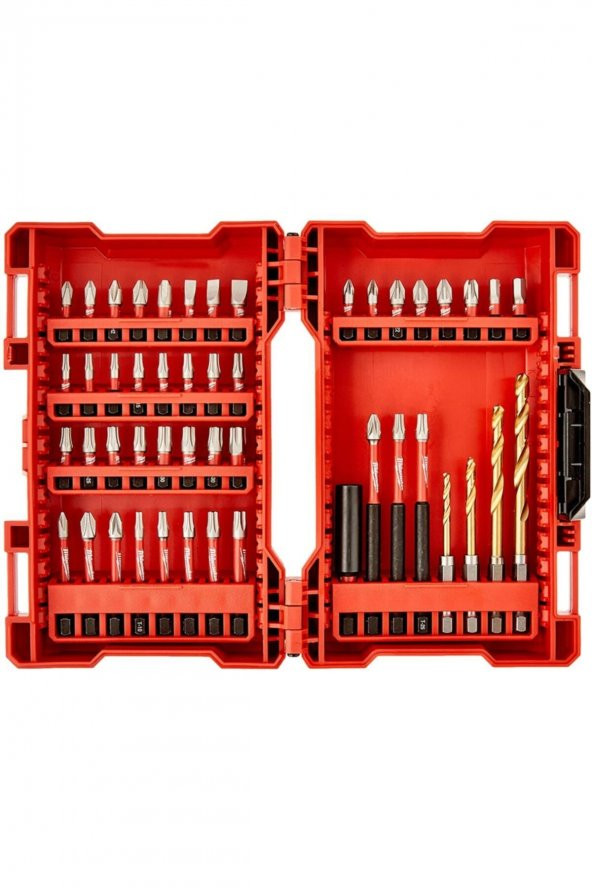 Milwaukee Bits Uç Seti 48 Parça Shockwave Impact Vidalama Seti