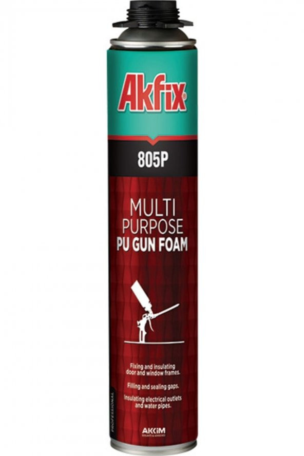 Akfix 805p Profesyonel Pu Köpük 750 Ml