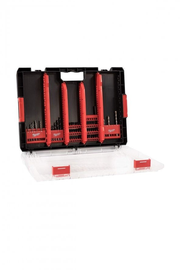 Milwaukee Ağır Hizmet Tipi Heavy Duty Delme ve Vidalama Aksesuar Bits Seti 50 Parça T4932464144