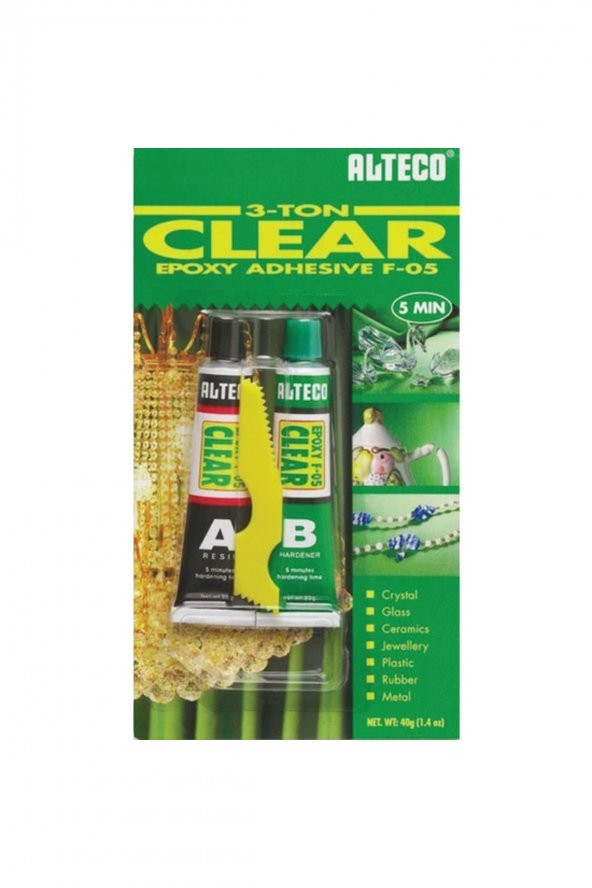 Alteco Şeffaf Epoksi Yapıştırıcı 20 Gr