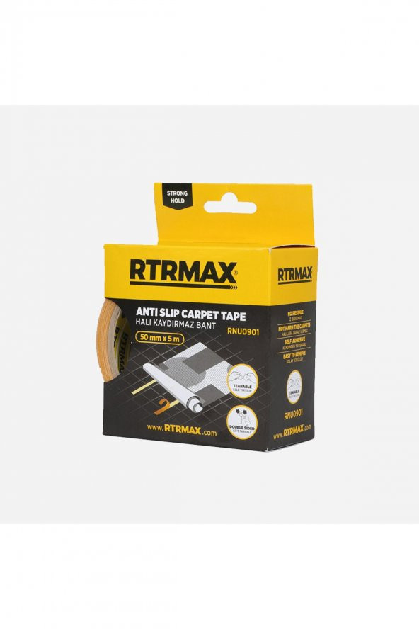Rtrmax Halı Kaydırmaz Bant 50mmx5m (çift Taraflı)