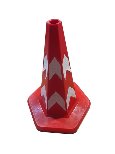 Marka Ultra Kedi Gözlü Trafik Konisi Ağırlıklı 50 Cm Trafik Dubası - 2