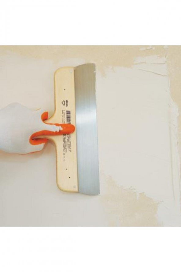 Dekor Eğri Saplı Ispatula Ahşap Saplı Yay Çeliği 30cm - 3