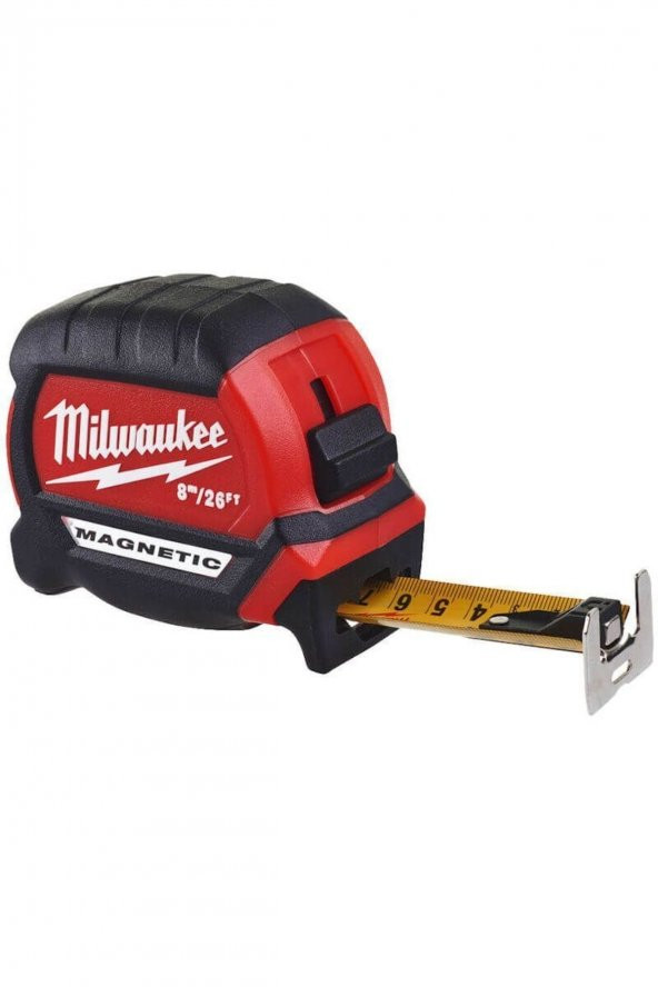 Milwaukee Manyetik Şerit Metre 8 M 4932464603