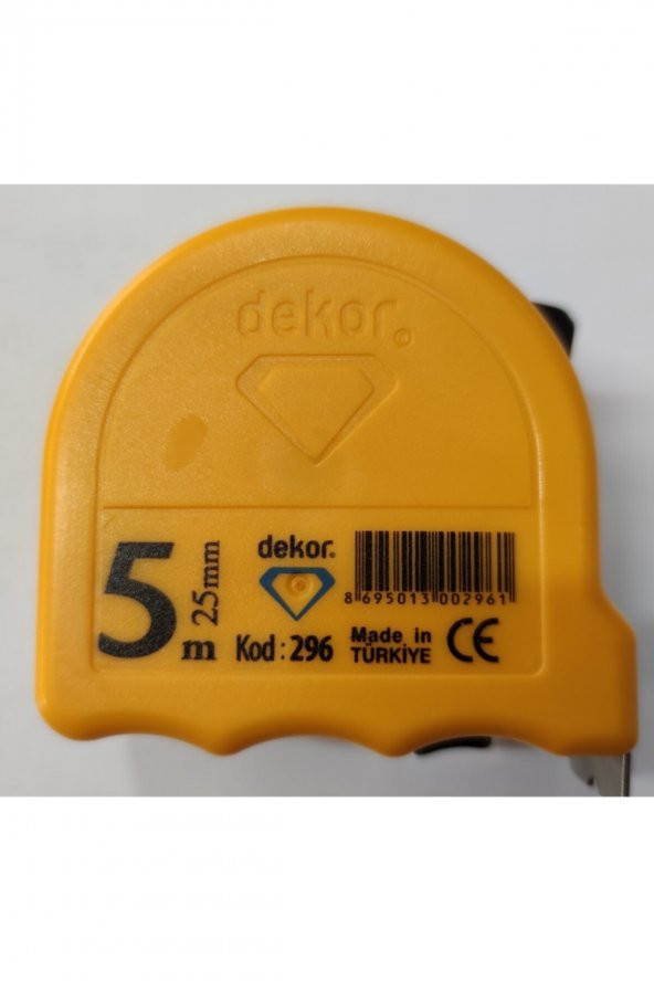 Dekor Şeffaf Şerit Metre 5 Mt. Sarı - 4