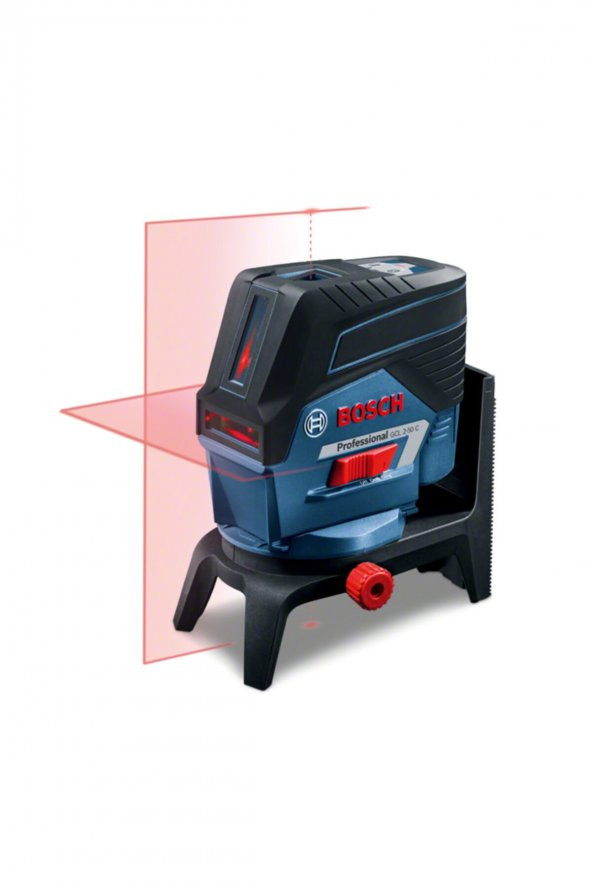 Bosch Gcl 2-50 C + Bt150 Çapraz Çizgili Noktasal Hizalama Lazeri