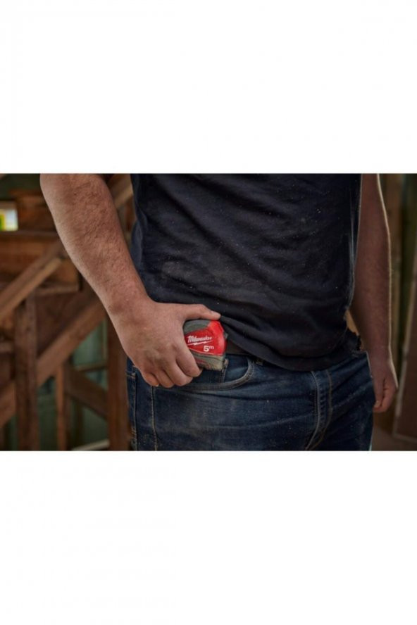 Milwaukee T4932459592 Ağır Hizmet Tipi Pro Kompakt Şerit Metre 5m - 4
