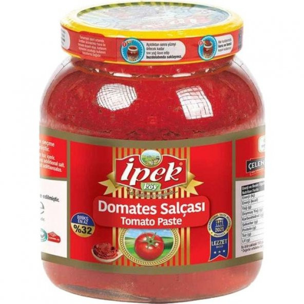 Ipek Köy Domates Salçası %32 Brix 1650 gr