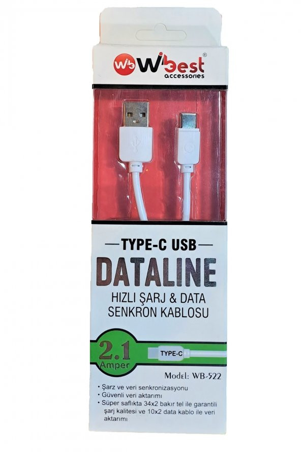 Wbest Usb Şarj Kablosu Wb-522