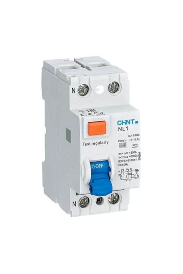 CHİNT ELECTRİC Chint Nl1 Serisi Ac Tipi 2x63a Kaçak Akım Rölesi 6ka 300ma 200220
