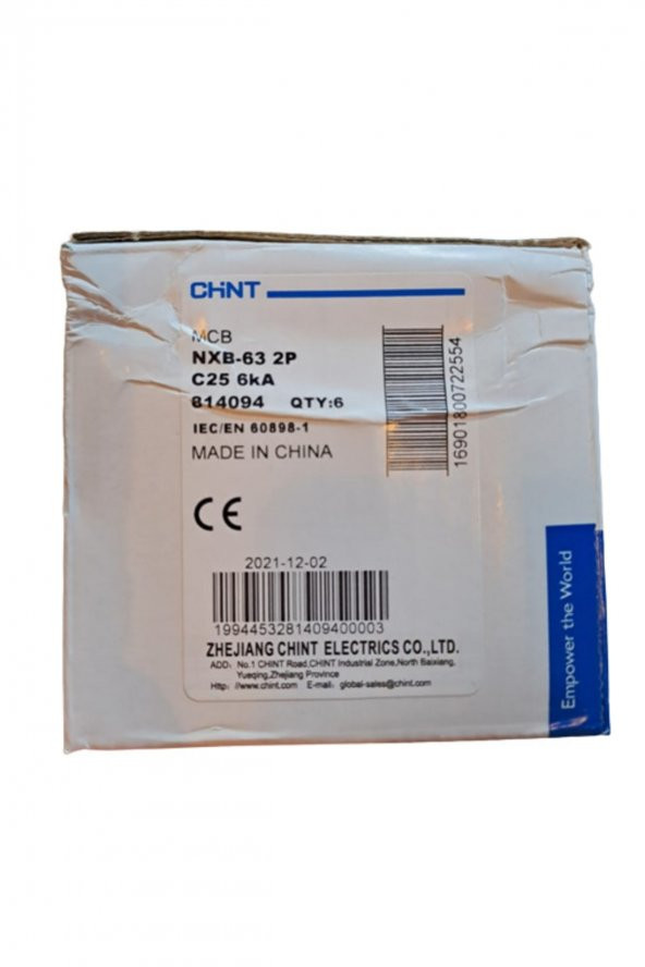 chint W Otomat 2p C25 6ka Nxb-63 814094 - 4