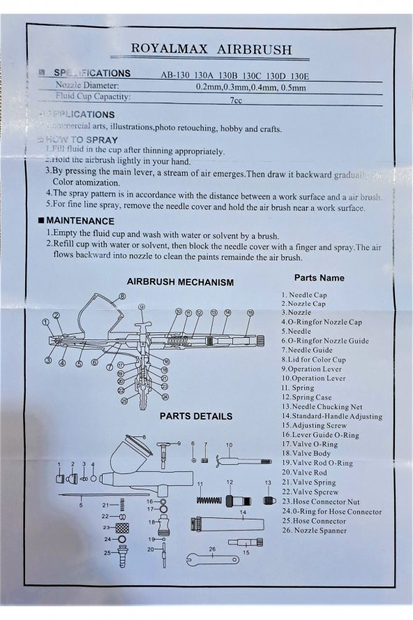 CALIFORNIA Calıfornıa B-130 Havalı Gölge Tabancası CAP69971 - 4