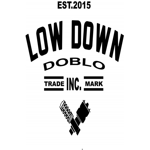 smoke Low Down doblo Arka Cam Sticker - 1