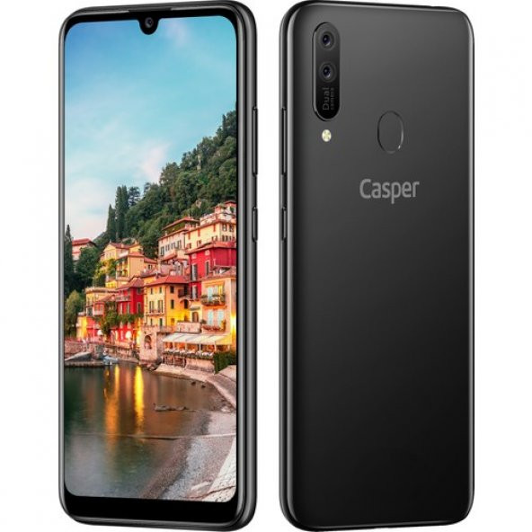Casper Via E4 Duos 32 GB Siyah (Casper Türkiye Garantili)