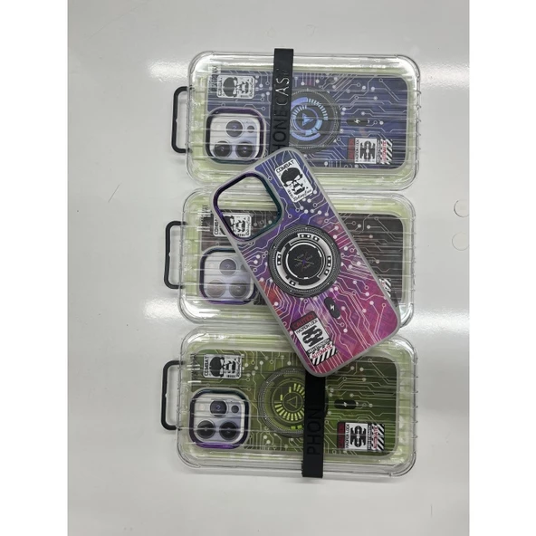 Apple iPhone 13 Magsafe Rollig Kılıf Pembe - Resim 2