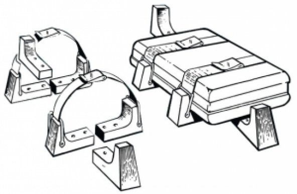 Marintek Can salı montaj braketi Universal paslanmaz toka ve kancalara sahiptir