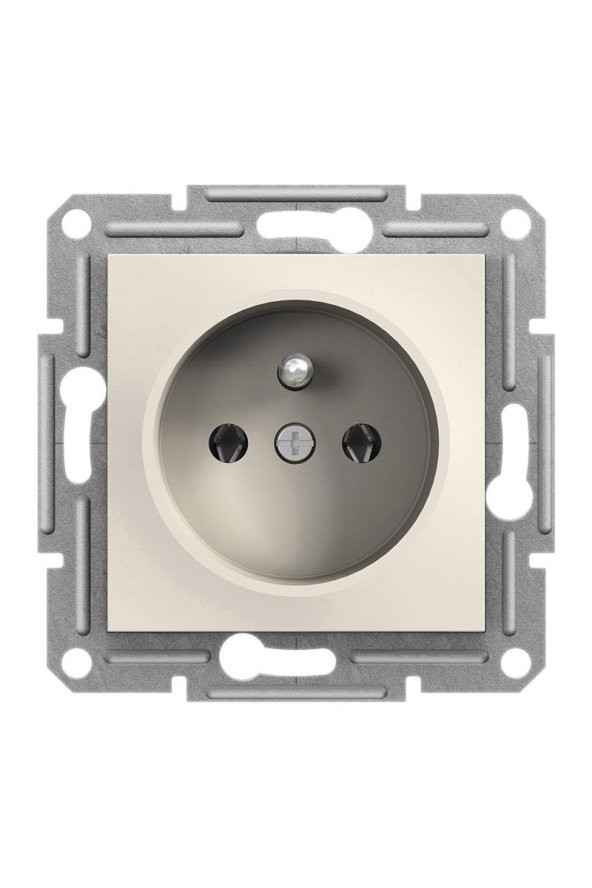 Schneider EPH2870123 Asfora Krem Çerçevesiz Topraklı UPS Priz ürün görseli 1