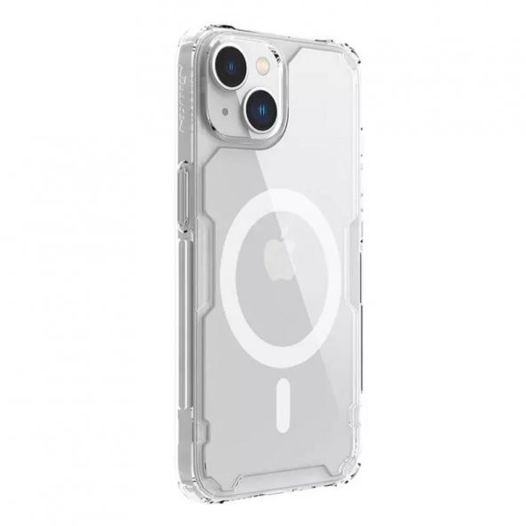 Nillkin TPU Pro Manyetik iPhone 14 /13 Uyumlu Kılıf - Şeffaf - 2