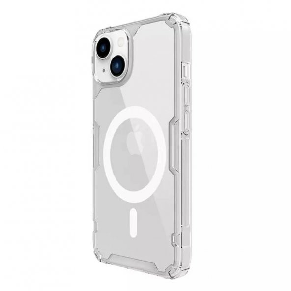 Nillkin TPU Pro Manyetik iPhone 14 /13 Uyumlu Kılıf - Şeffaf - 3