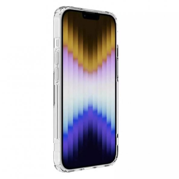 Nillkin TPU Pro Manyetik iPhone 14 /13 Uyumlu Kılıf - Şeffaf - 4