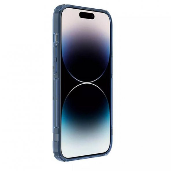 Nillkin TPU Pro Manyetik iPhone 14 Pro Max Uyumlu Kılıf - Mavi - 5