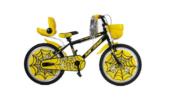 Sarissa Çocuk Bisikleti Elcik PVC BMX Bisiklet Elciği Sarı - 3