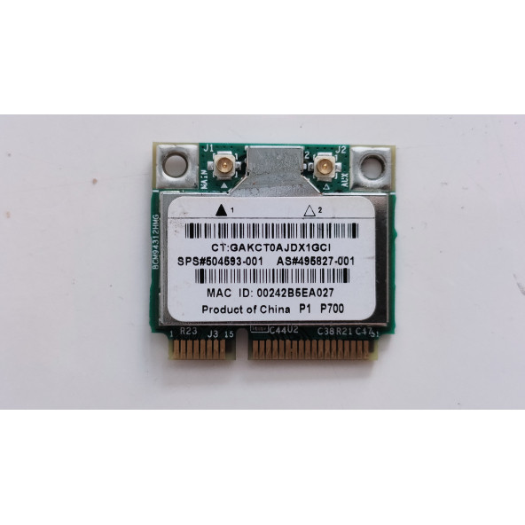 HP MİNİ 1000 1030NR WİFİ WİRELESS KART