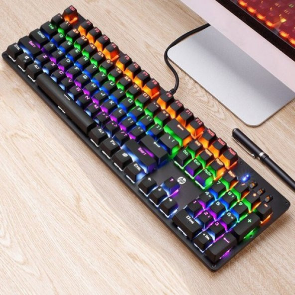 HP GK100F Rgb Işıklı Mekanik Gaming Klavye - Resim 5