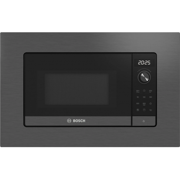 Bosch BEL623MD3 20 lt Siyah Inox Ankastre Mikrodalga Fırın