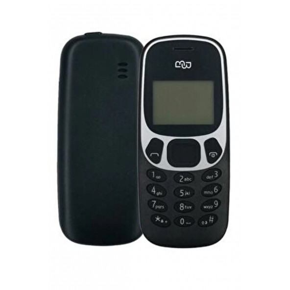 BB Mobile B1280 Tuşlu Telefon siyah İthalatçı Garantili - 1