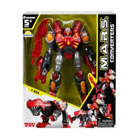 M.A.R.S. Dönüşebilen Robot Dinozor T-Rex - 4116-4118 - 2
