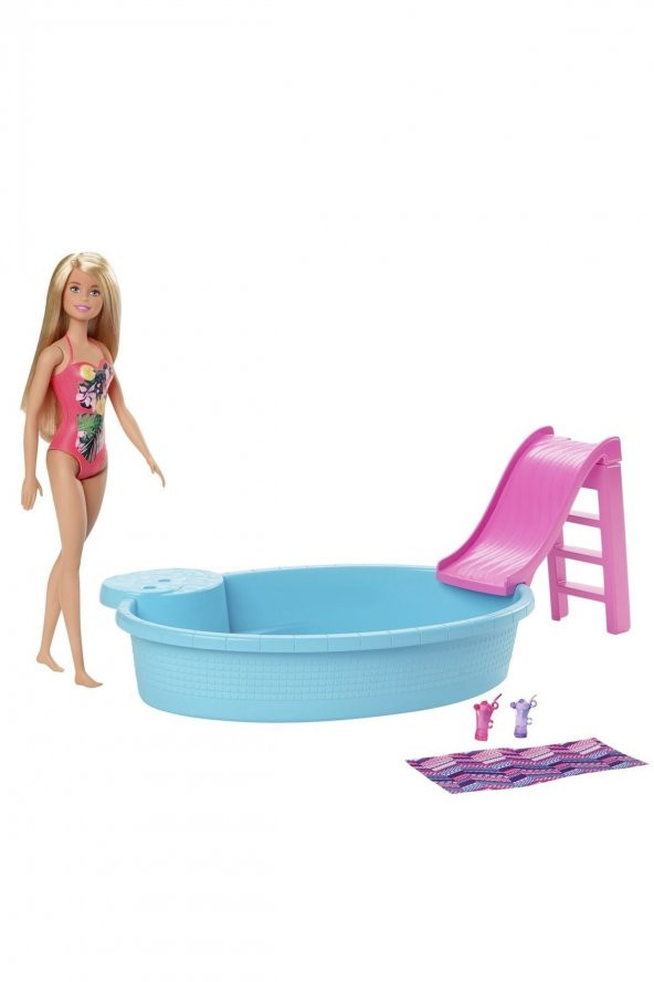 Mattel Barbie Ve Havuzu Oyun Seti, 3 Yaş Ve Üzeri, Ghl91